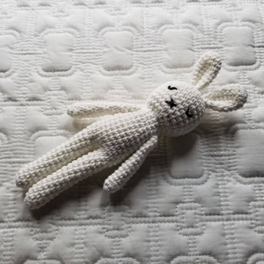 Bunny Hand Crocheted Cotton Rattle Toy