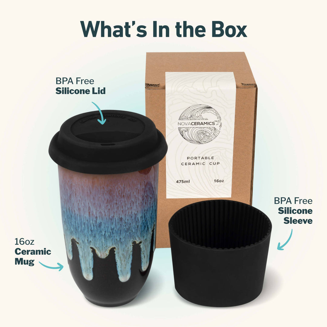 Monsoon Ceramic Travel Mug 16oz