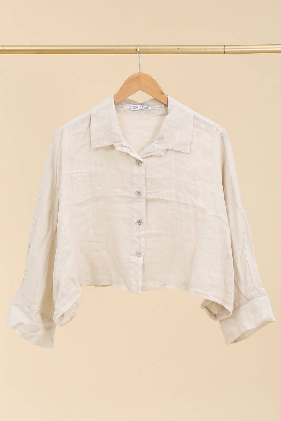 Boxy Linen Button Up