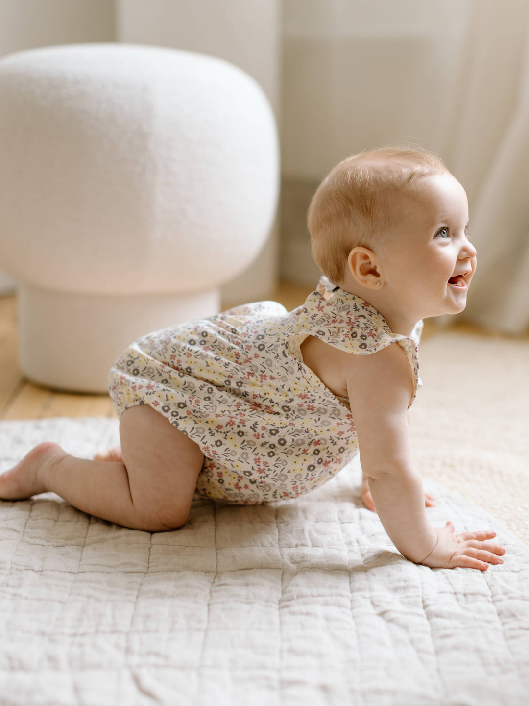 Organic Baby Sommer Floral Romper