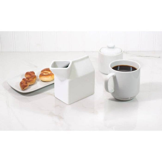 Ceramic Milk Carton Creamer