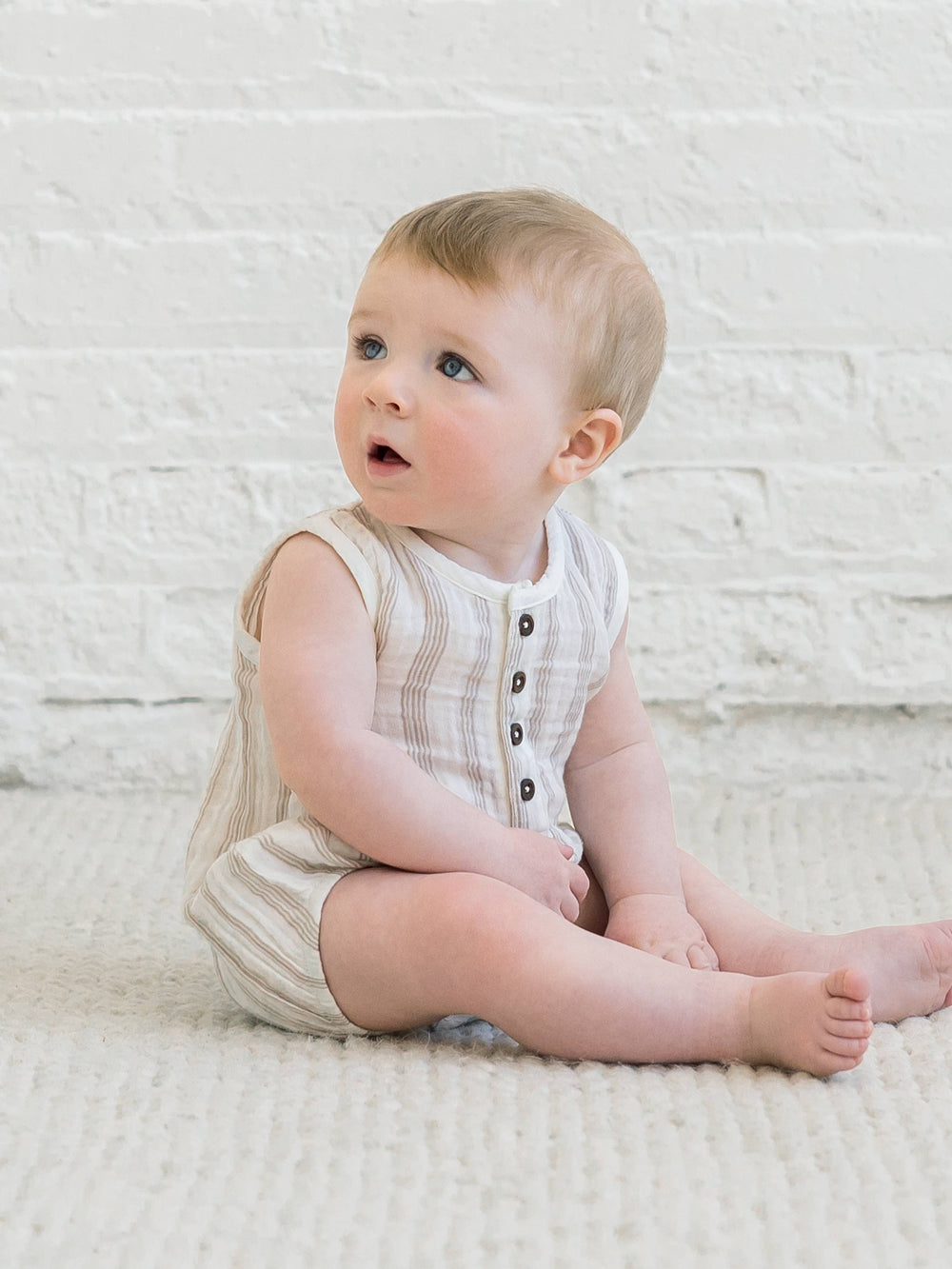 Organic Baby Bowie Muslin Bubble Romper