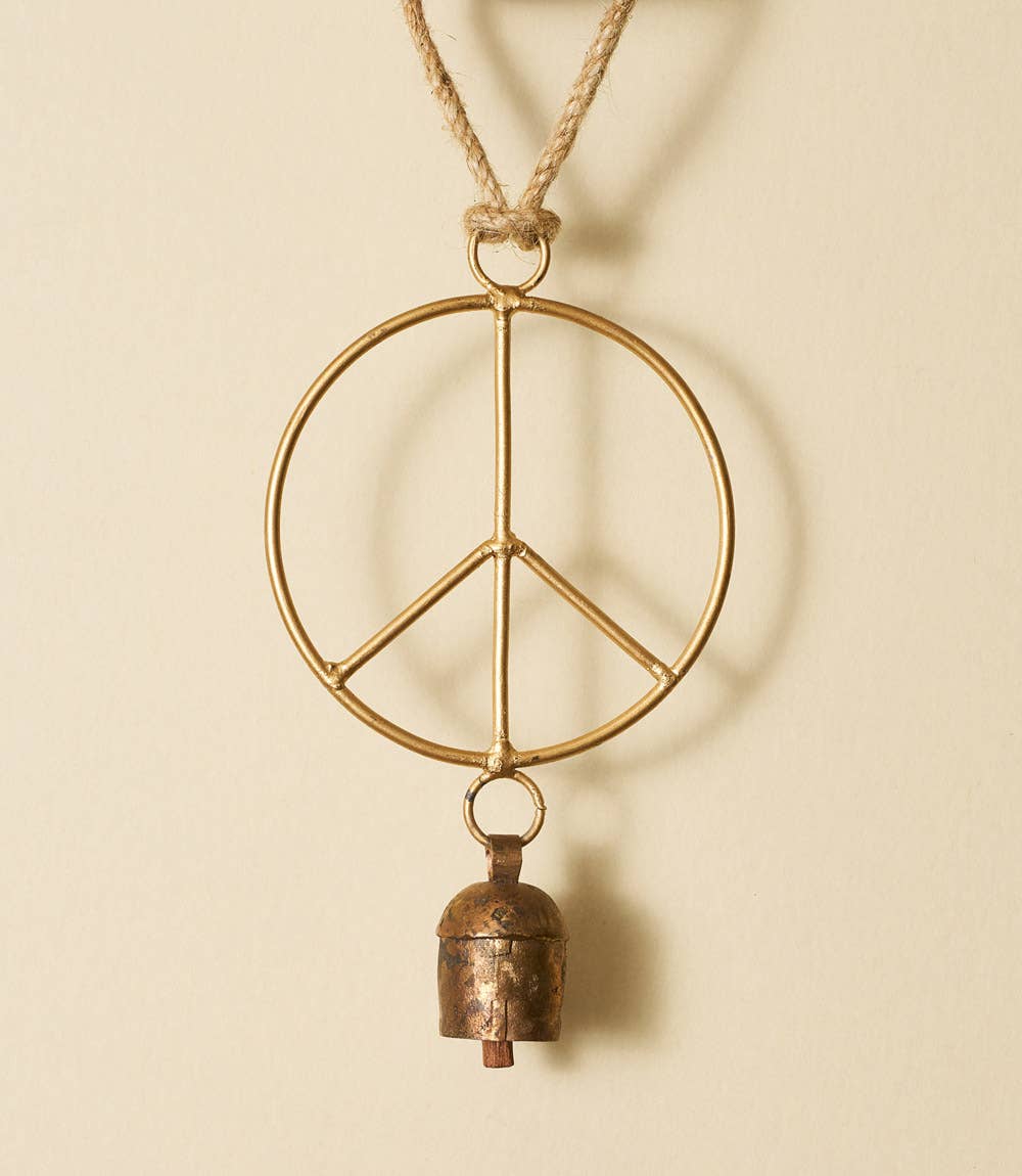 Matr Boomie Fair Trade Air Element Peace Bell Wind Chime - Fair Trade Garden - Simple Good