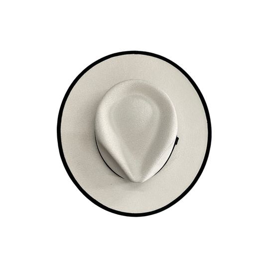 Two-Toned Vegan Suede Hat