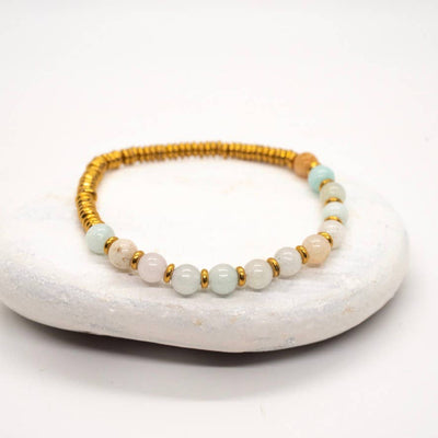 Stone Disc Bracelet