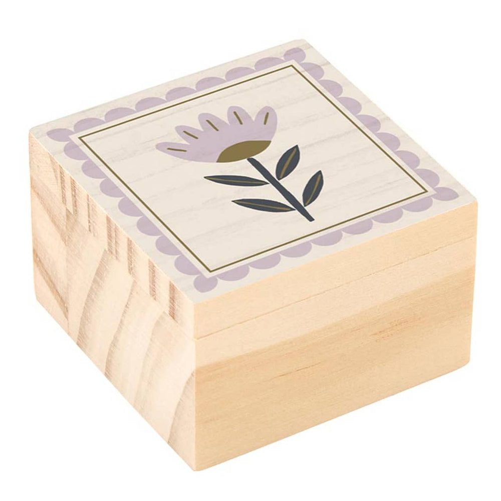 Treasure Box Earrings - Lavender