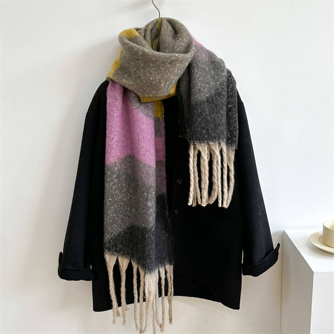 Colorblock Winter Scarf