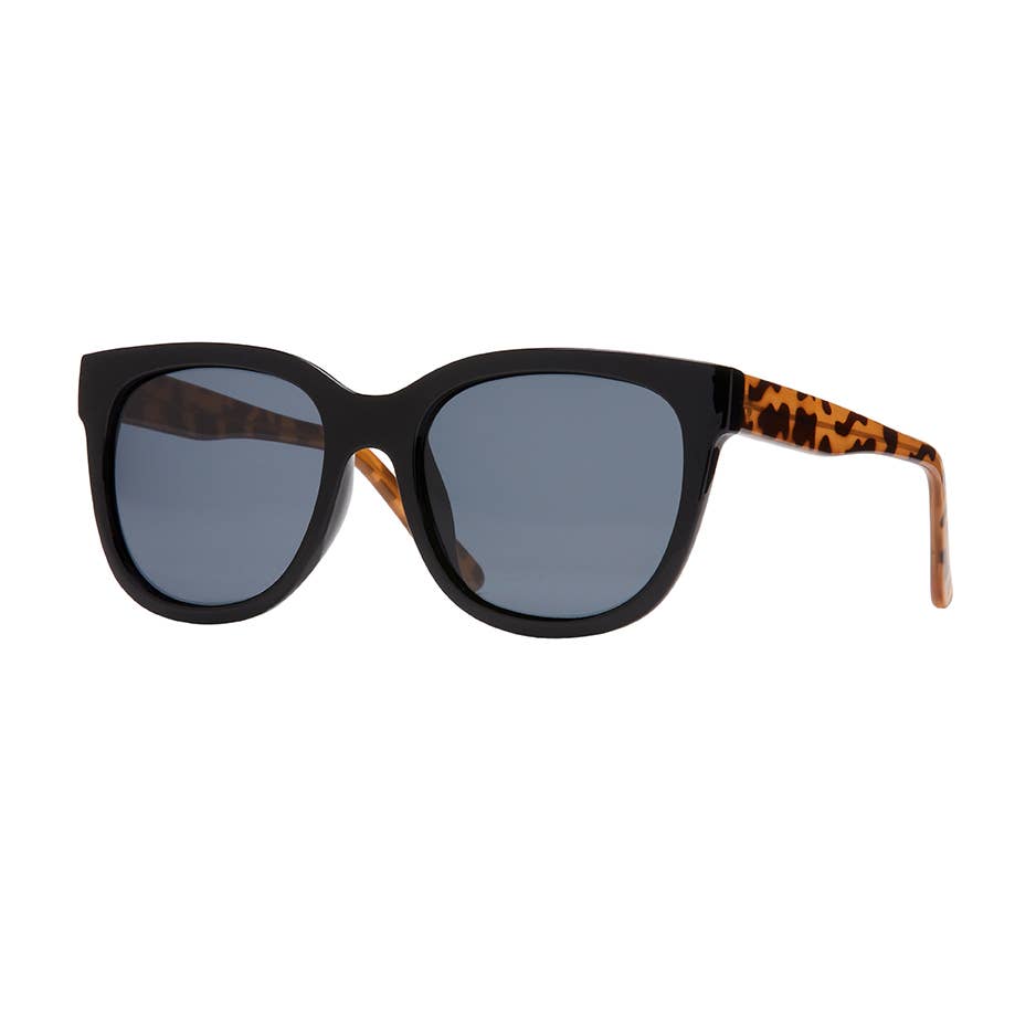 Acacia Onyx/Honey Tort Women's Sunglass