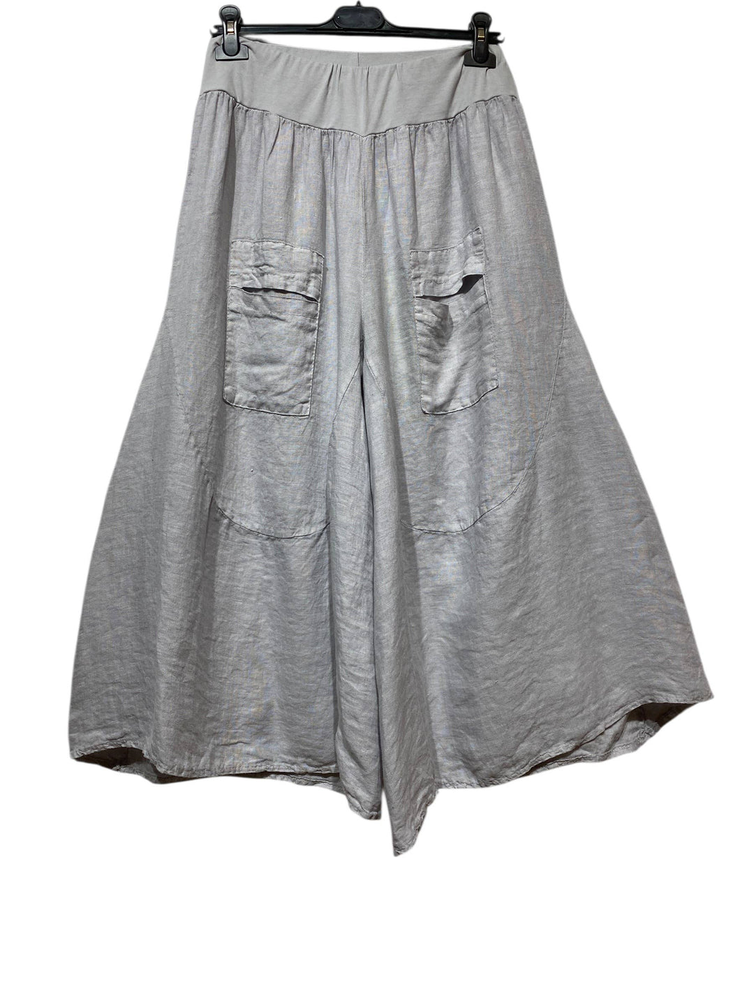 Wide Leg Linen Capris