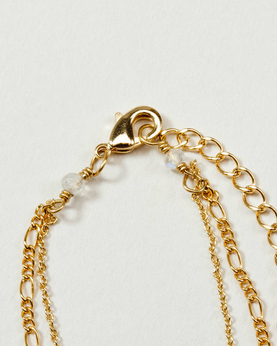 Power of Two Necklace Set - Druzy Quartz & Moonstone