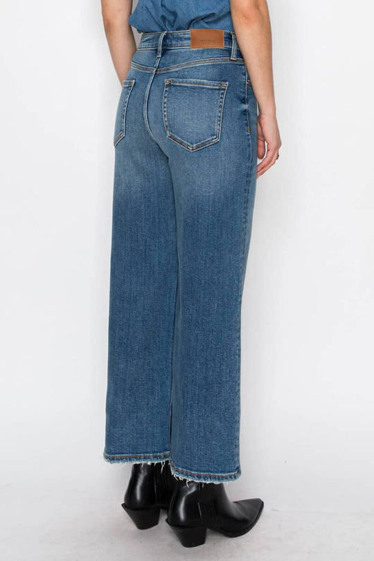 Ultra High Rise Wide Leg Cropped Jeans