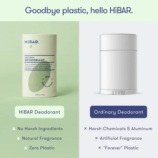 HiBAR Deodorant  Eucalyptus + Mint