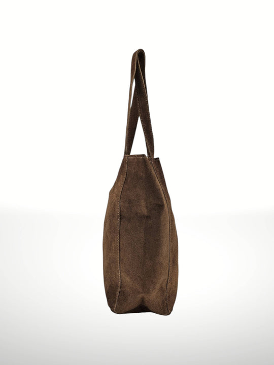 Celina Suede Leather Tote Bag