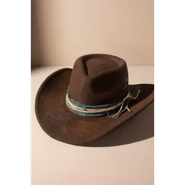 Vintage Versatile Shapeable Cowgirl & Fedora Hat