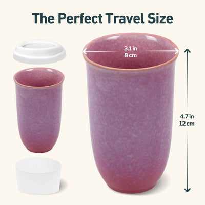 Astral Bloom Ceramic Travel Mug