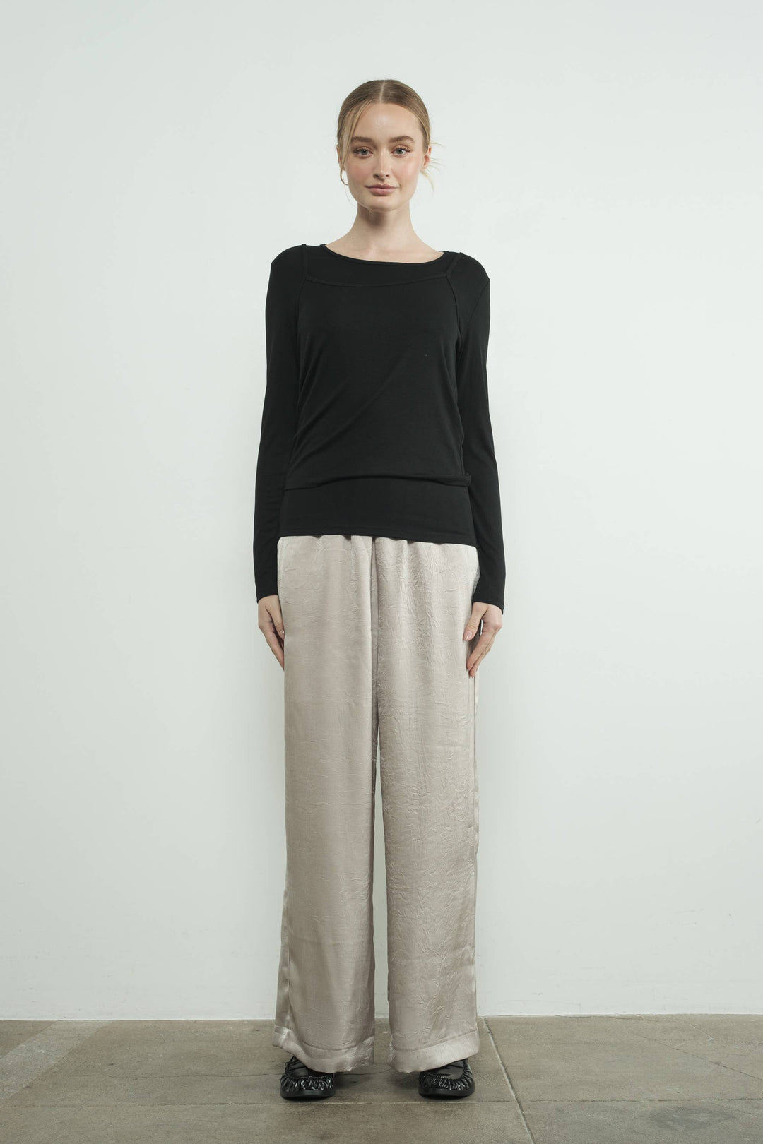 Two-fer Tank & Long Sleeve Top