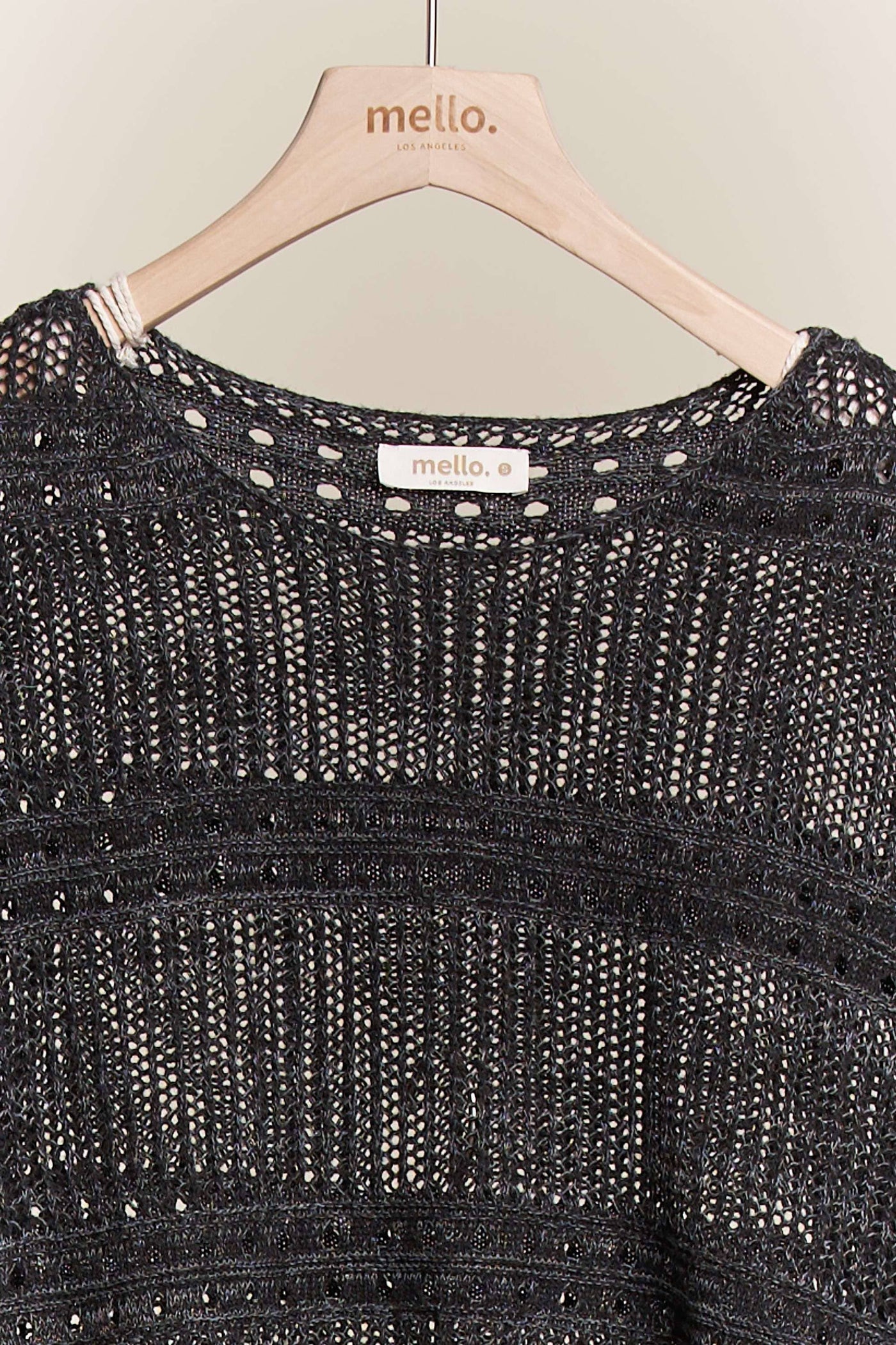 Short Sleeve See Through Knit Cover Up