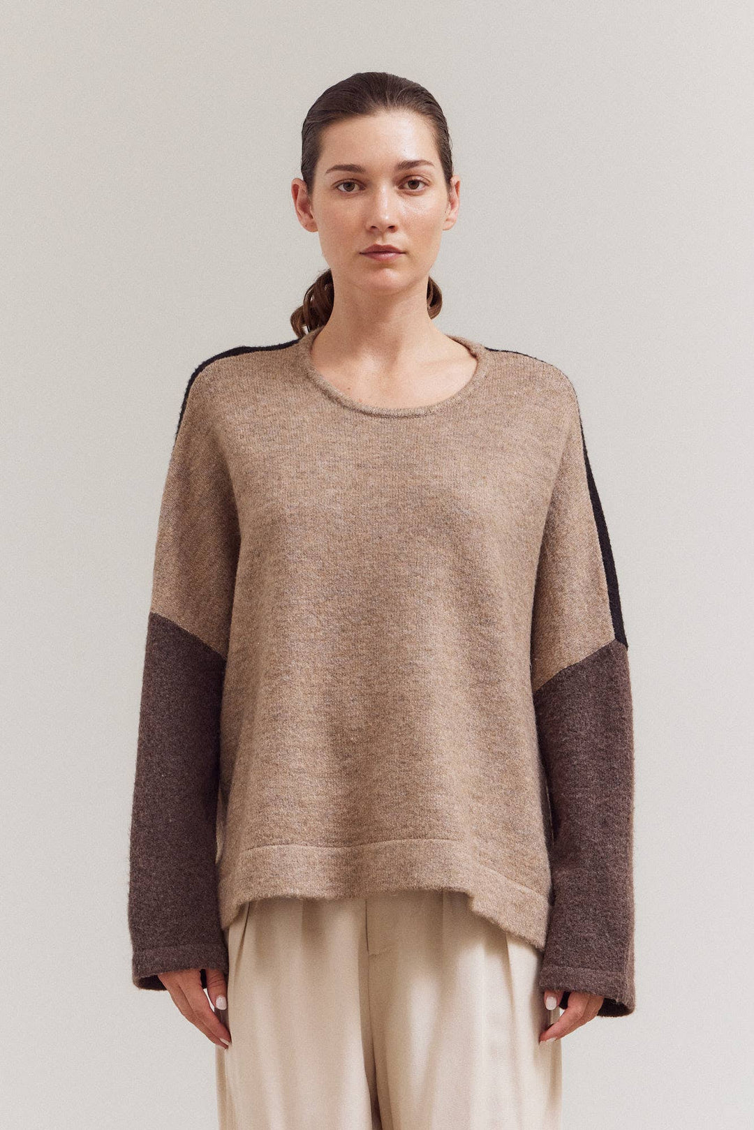 Color Block Pullover