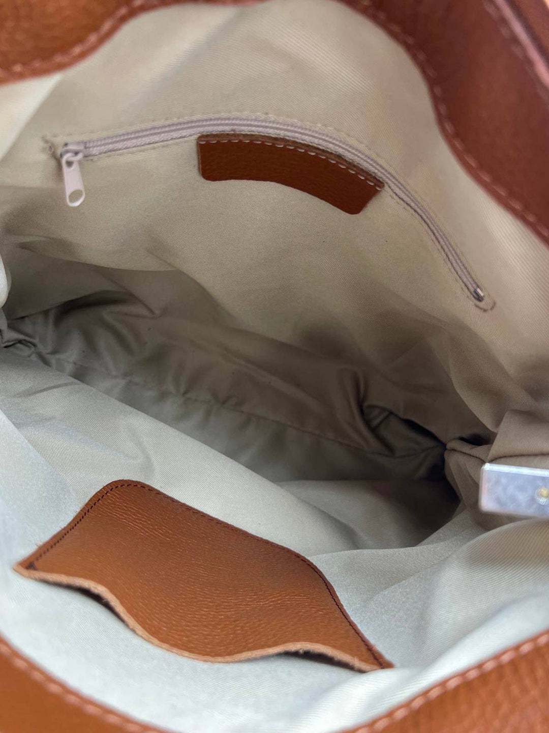Italian Leather Backpack