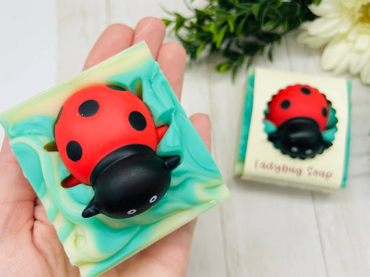 Ladybug Handmade Soap Bar for Kids