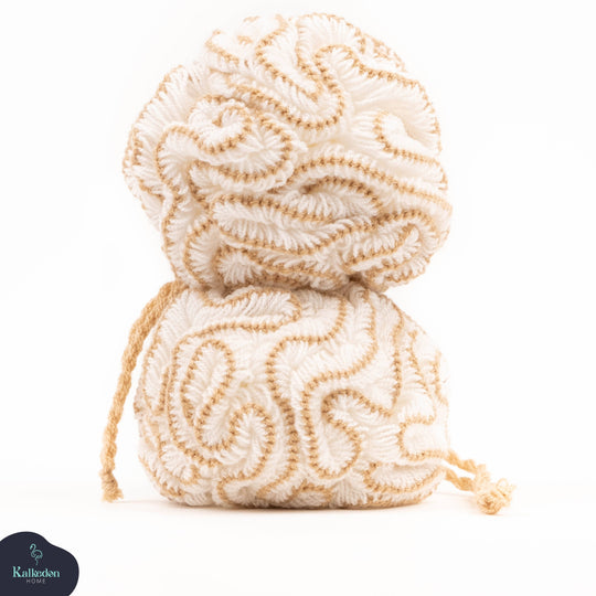 Organic Cotton Shower Pouf