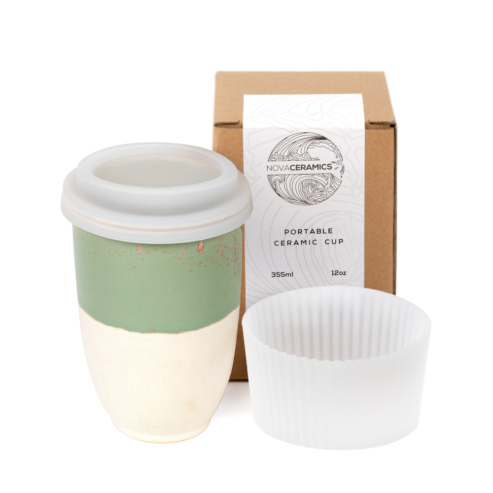 Sage Ceramic Travel Mug
