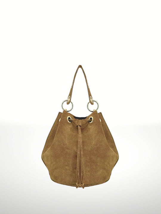 Arlecchino Suede Bucket Bag