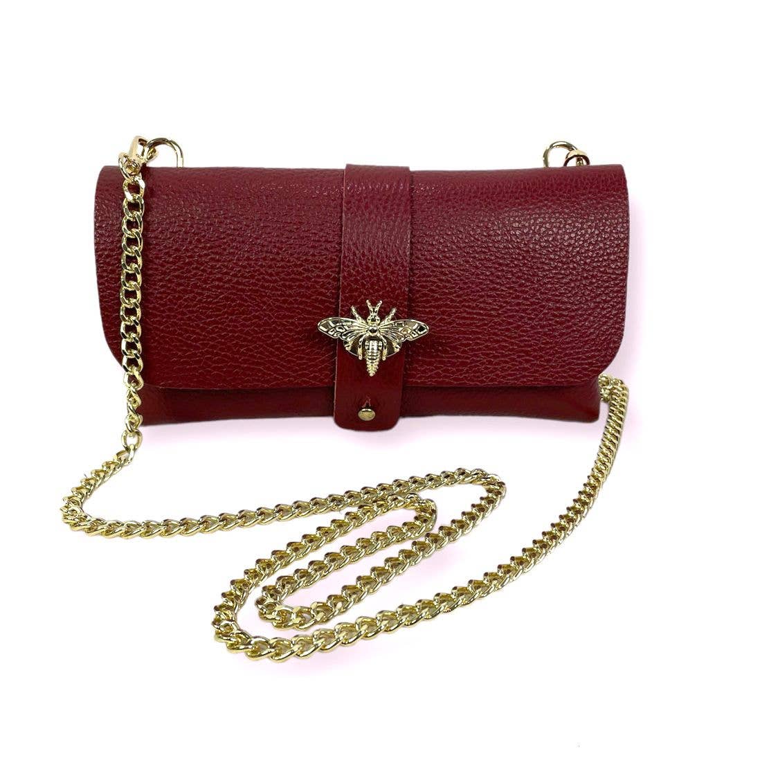 Dragonfly Clasp Bag with Chain Handle