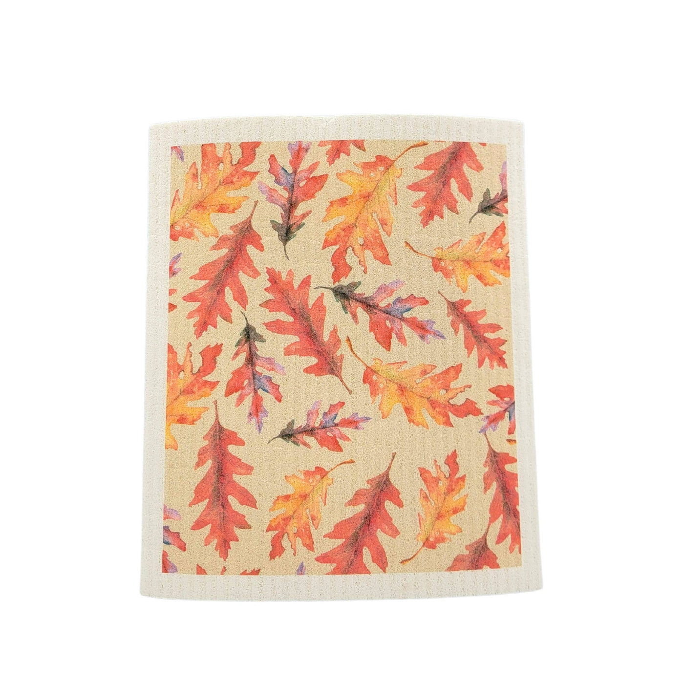 Autumn Leaves Swedish Dishcloth