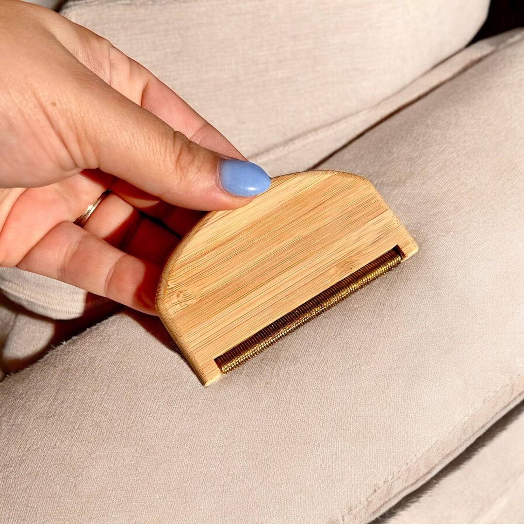 Travel Size Bamboo Lint Remover