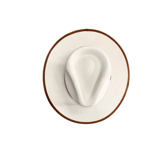 Two-Toned Vegan Suede Hat