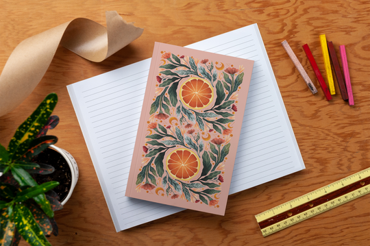 Grapefruit Spring Classic Lay-flat Journal