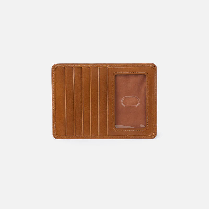 Polished Leather Euro Slide Card Case