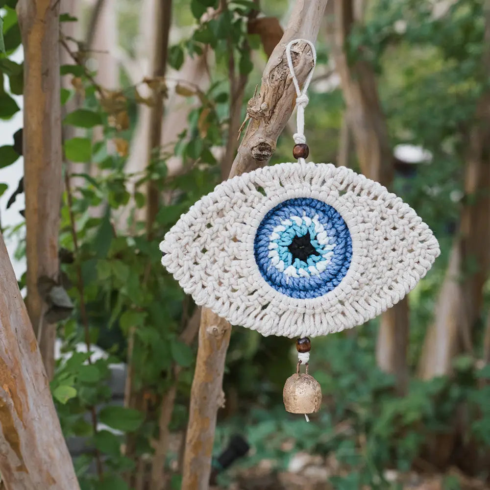 Macrame Evil Eye Wall Hanging