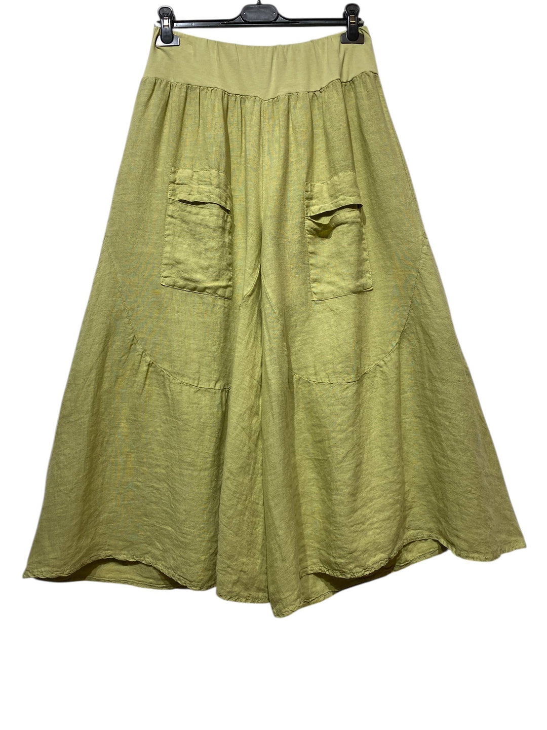 Wide Leg Linen Capris