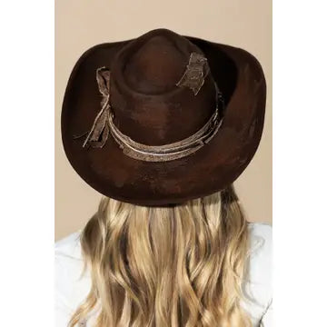 Vintage Versatile Shapeable Cowgirl & Fedora Hat