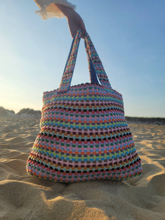 Pom Pom Beach Tote Bag