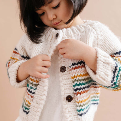 Retro Stripe Baby Sweater