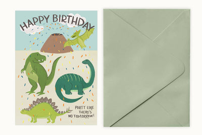 Dinosaur - Birthday Card