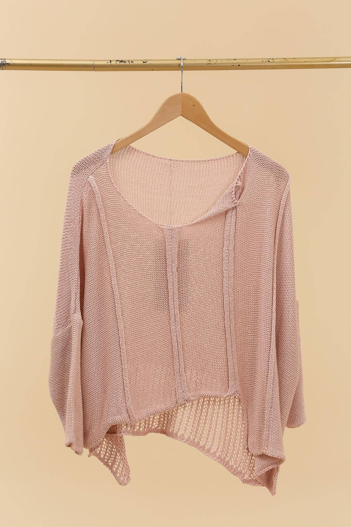Lightweight Asymmetrical Sweater