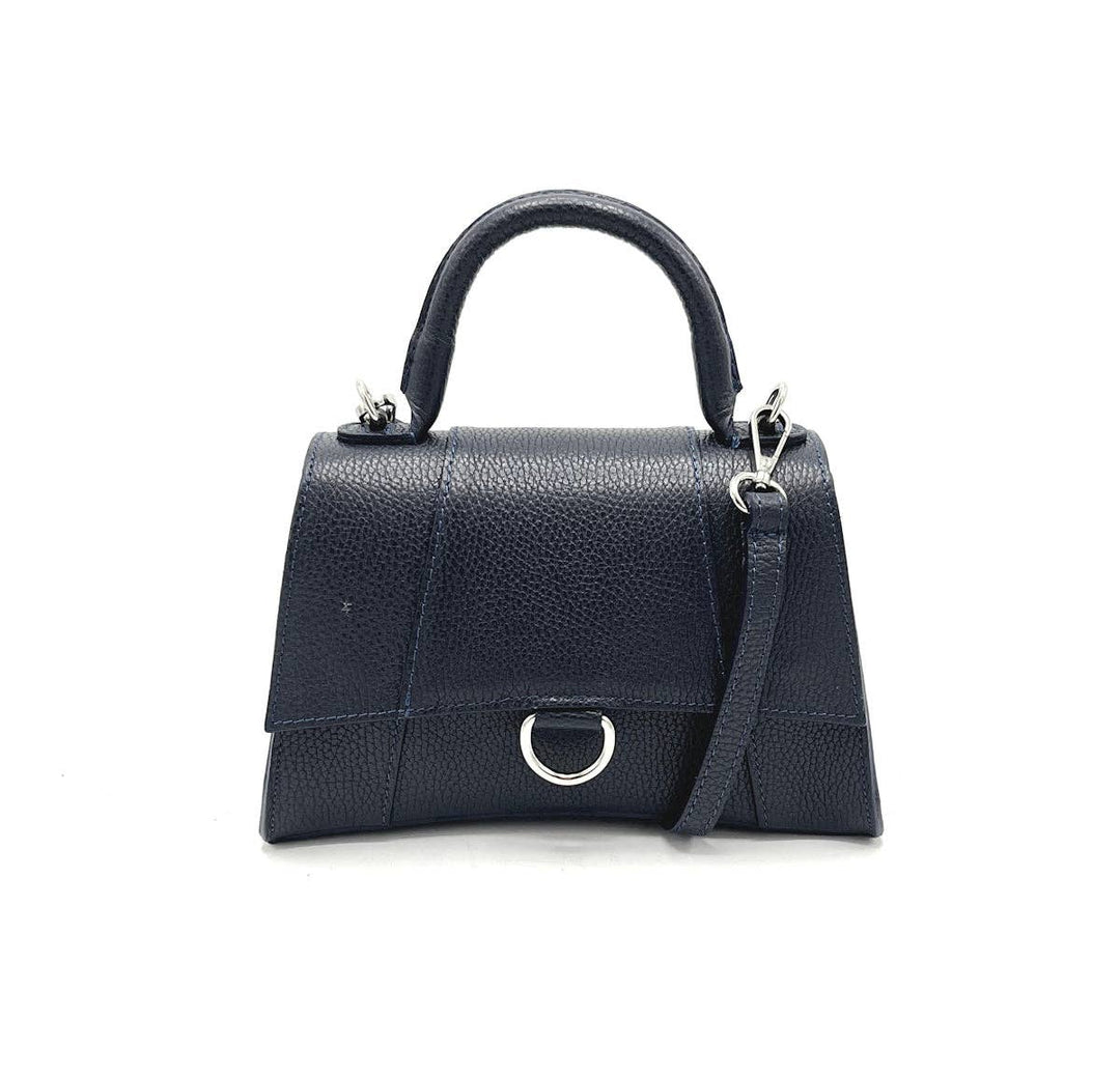 Leather Mini Briefcase Purse