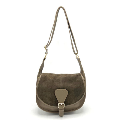 Suede Saddle Bag