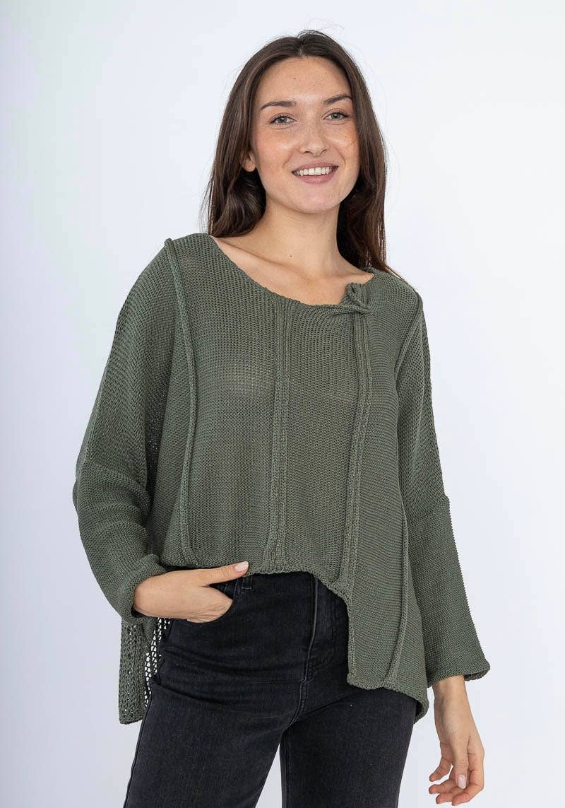 Lightweight Asymmetrical Sweater