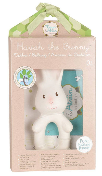 Tikiri Toys LLC Havah the Bunny Natural Rubber Teether - Simple Good