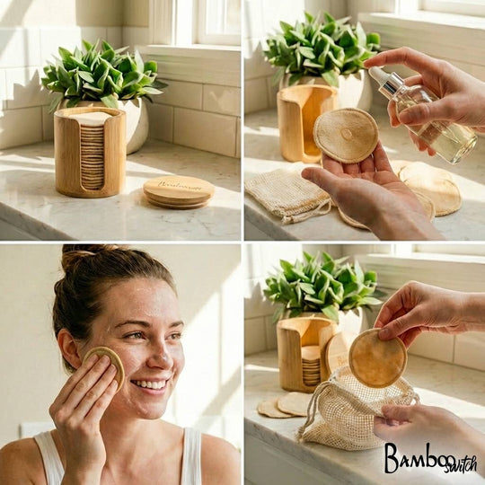 Set of 20 - Reusable Hemp Facial Rounds