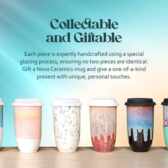 Glacier Ceramic Travel Cup 16oz