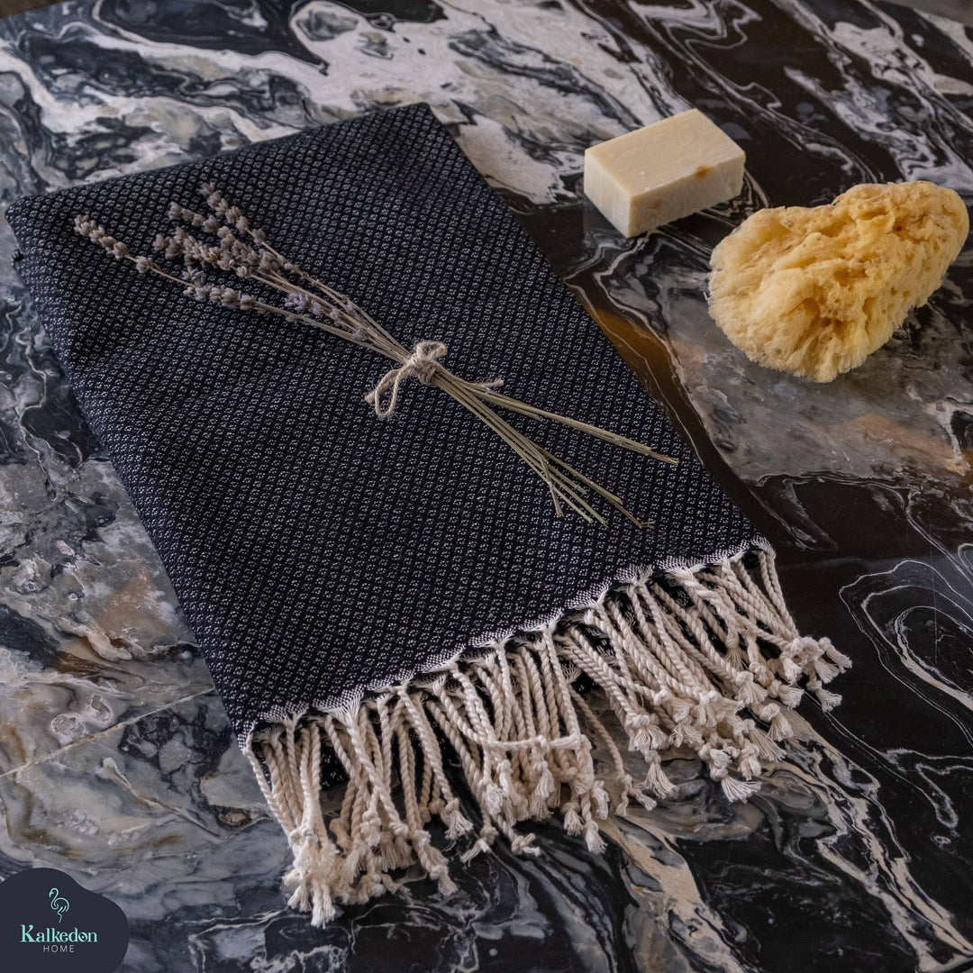 Solid Waffle Turkish Towel