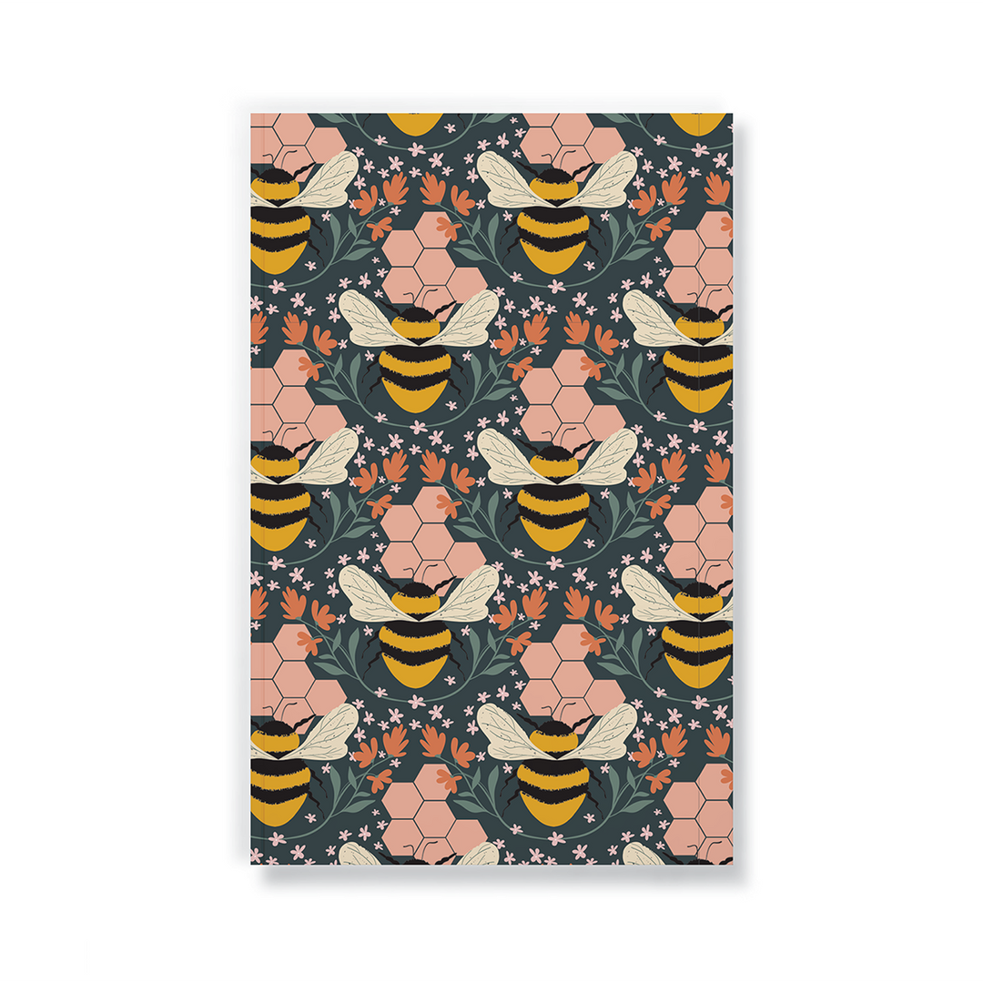 Honeycomb Bee Notebook