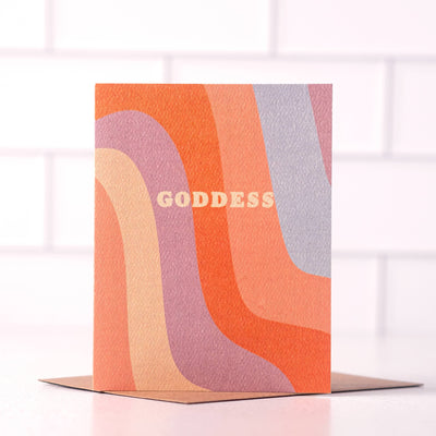 Daydream Prints Goddess - Seventies Retro Birthday Card - Simple Good