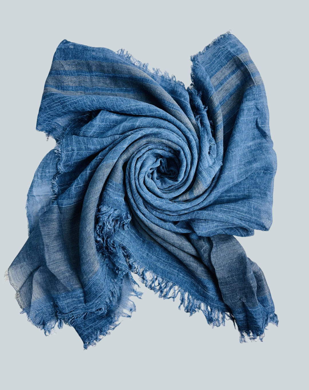 Stonewash Vintage Feel Frayed Scarf